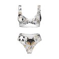 thumbnail image 4 of Honeii Funny Animals Series Print Women’s Bikini Set,Two Piece Swimsuit Bathing Suits,Stylish High Elasticity Swimwear for Beach and Pool, 4 of 5