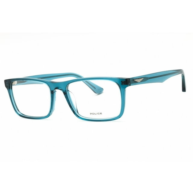 Police VPLN16M 0W47 Lunettes Unisexes Transparentes Monture Bleue