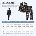 thumbnail image 4 of Lsque Daisy Pattern Long Sleeve Pajama Set for Men - Soft 2-Piece Sleepwear and Loungewear Set with Pockets, Comfy Nightwear-Medium, 4 of 7