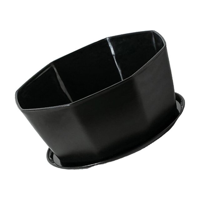 Succulent Planters Resin Plastic Crafts Personality Decorations Flower Pot with Trays Pot Style Decorative Plants Container Office Yards Black