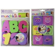 Munchkin 60 pieces Foam Bath Learning Toy Pack, Girls