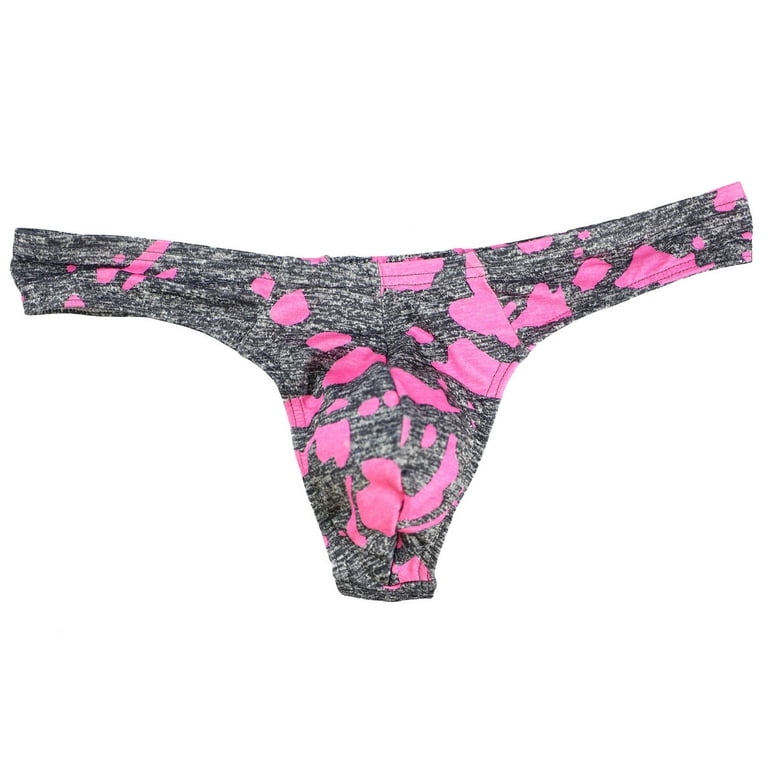 Aayomet Mens Underwear Mens Casual Camouflage Breathable Underwear Pant  Knickers Comfortable Briefs,Pink X-Large