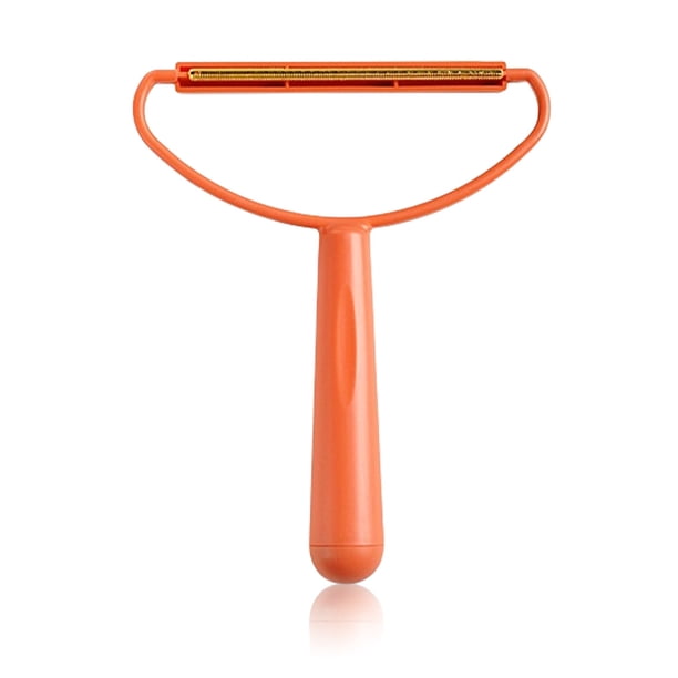 Ropa manual Removedor de pelusa Recortadora Tela Fuzz Shaver Pein Shaver con PP Manera de plástico Herramienta de limpieza antideslizante Suministros para el hogar Naranja Noticed HA012124-02