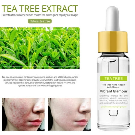 Tea Tree Repair face serum Acne Scar Shrink Pores face serum Eliminates