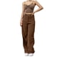 thumbnail image 1 of Pantalones informales de pana anchos para mujer: color liso, ropa de otoño, poliéster, largo completo, moda/informal, estampado tie-dye, 1 of 6