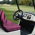thumbnail image 6 of Pzuqiu Zebra Stripe Design Golf Cart Front Seat Cover Kit Breathable, Washable, Suitable for Outdoors, Fit for Ezgo, 6 of 10