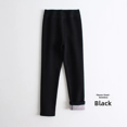 thumbnail image 1 of Pantalones gruesos con forro polar para niña, mallas para otoño/invierno, prendas de vestir exteriores para niño, pantalones de Color sólido sin hueso para invierno, 1 of 5