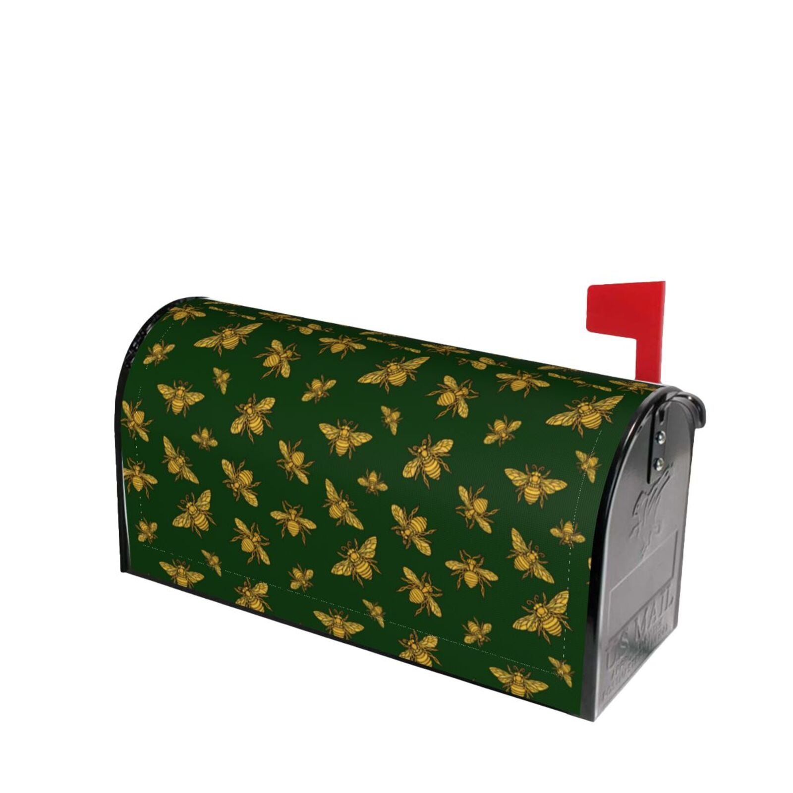 Xecao Hohey Bee for Mailbox Cover with Magnetic Strips, Waterproof and Sunscreen, Adds a Decorative Touch to Your Garden Yard.