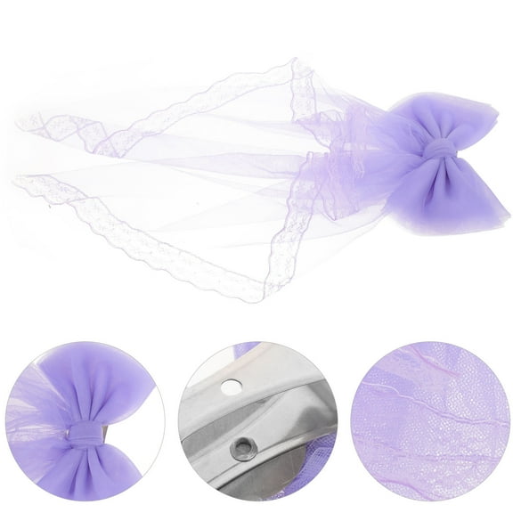 OFFIGAM Decorative Drapery Tieback Bow Curtain Holdback for Shower Curtains and Window Treatments