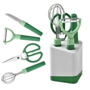 Kitchen Appliances Clearance Sale 5 Piece Kitchen Gadget Set Multifunctional Peeler Fruit Knife Beater Scissors Combination Tool Set