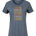 thumbnail image 3 of Instant Message - Fall Bucket List Leaves, Pumpkins, Hot Cider - Women's Any Way Dress, 3 of 6