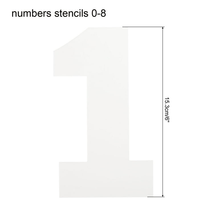 Uxcell 6 Inch Plastic Number Stencils Set for Cake Stencil Address Number Painting Stencils Templates - Walmart.com uxcell-6-inch-plastic-number-stencils-set-for-cake-stencil-address-number-painting-stencils-templates-walmart-com