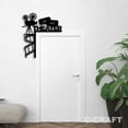 thumbnail image 2 of C-CRAFT Movie Theater Metal Decorative Door Corner 8 inch for Modern Home & Office Decor, 2 of 4
