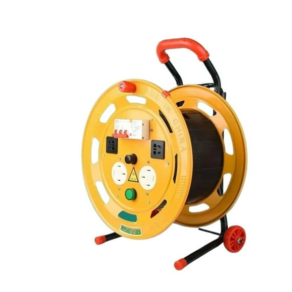 Manual Receive And Put Cable Drum Portable e Reel For Fiber Optic Cable Network Cable Signal Reel Takeup Empty Reel