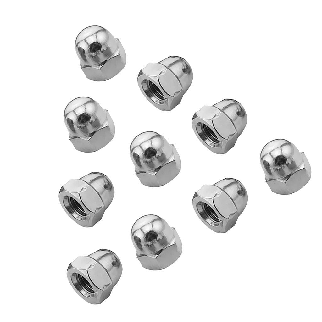 A2 304 Stainless Steel Hex Full Nuts to Fit Metric Coarse Pitch Bolts & Screws 
