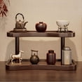 thumbnail image 3 of 1pc Wooden Storage Shelf for Bathroom, Entryway, Office & Living Room – Perfect Organizer for Perfumes, Cosmetics, and Cups, Utility Racks, 3 of 7