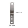 thumbnail image 2 of ORDDIART 10Pcs Clips for Picture Rails and Wall Mounted Pictures in Silver Iron, 2 of 6