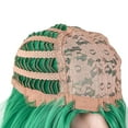 thumbnail image 4 of Onedor 31 Inches Green Straight Long Synthetic Hair Women Full Head Cosplay Wig with Wig Cap, 4 of 8