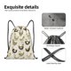 thumbnail image 4 of Fotbe Chicken Cartoon Bolsa Mochila con Cordón Estampada, Bolsa de Gimnasio Deportiva, Bolsa Cinch, Bolsa con Cordón para Hombres y Mujeres-Medium, 4 of 6