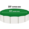thumbnail image 2 of Buffalo Blizzard 24' Round Pool Supreme Green/Black Winter Cover, 2 of 6