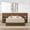 Camel Brown, variant on King Size Bed Frame with Lift Up Storage, Upholstered Platform Bed with Charging Station, LED Lights and Bedside Shelves, Wood Slat Support, No Box Spring Needed, Camel Brown