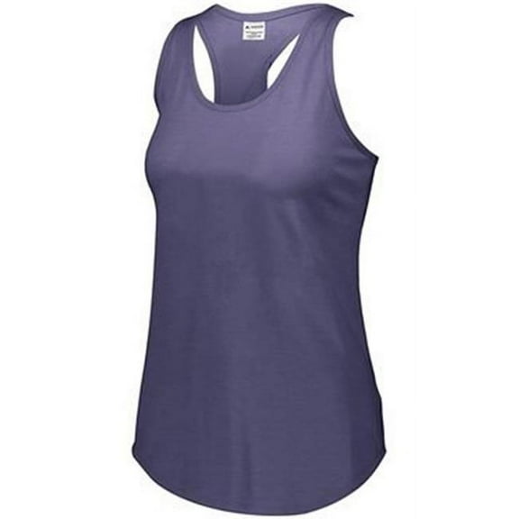 Girls Lux Triblend Tank Top, Dusty Rose Heather - Medium
