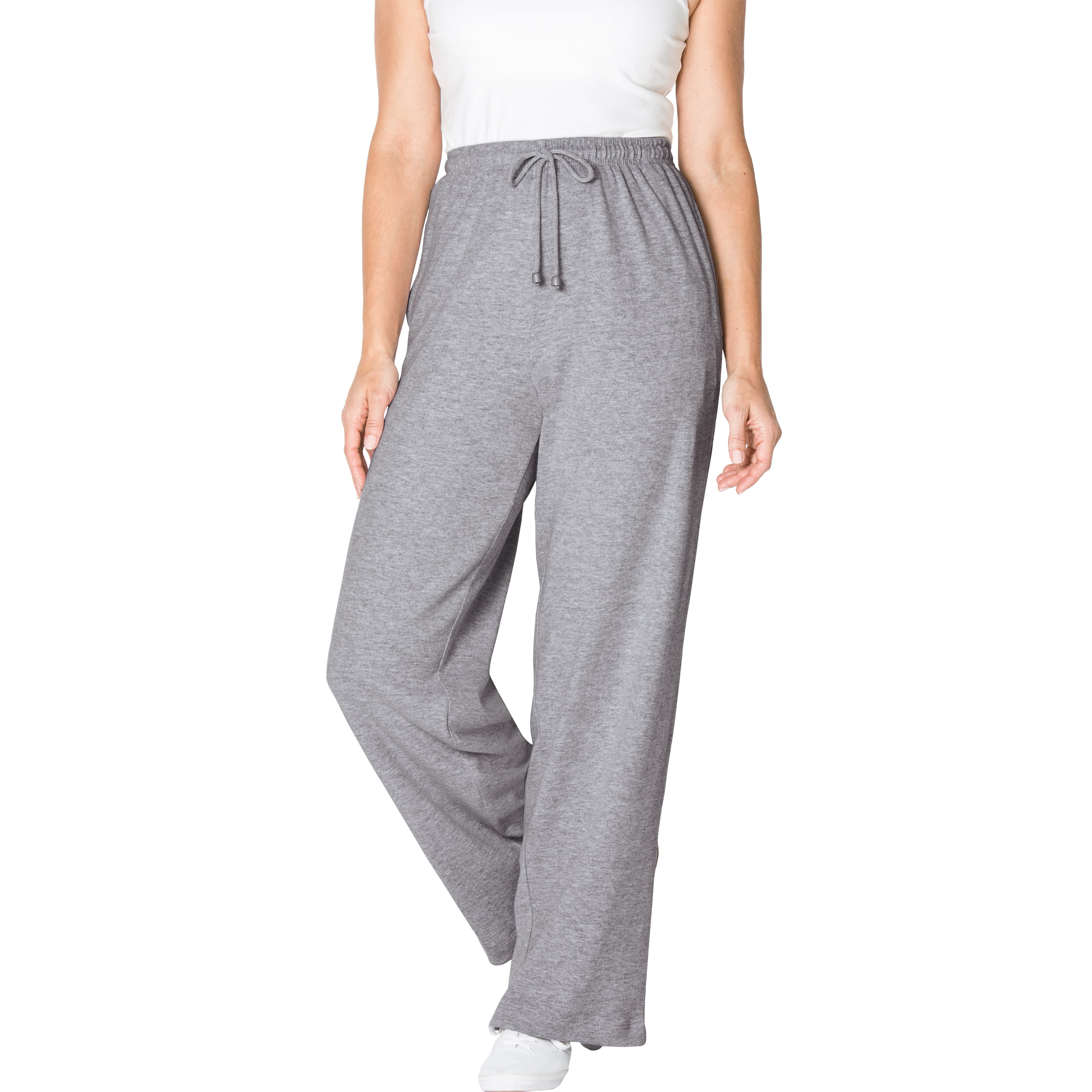 Woman Within Plus Size Petite Sport Knit Capri Pant Pants - Walmart.com