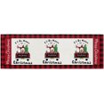 thumbnail image 3 of Kitchen Rugs and Mats Set of 1 Christmas Gnomes Buffalo Red Plaid Truck Snowflakes Kitchen Sink Mat,Non-Slip Area Runner Rug,Washable Floor Mat for Home Dining Room Office 20"x47", 3 of 6