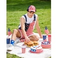 thumbnail image 5 of American Flag Overalls Men,250th Anniversary USA Hat,Patriotic Socks,3 Pcs for 4th of July Outfits Labor Day(American Flag,XL), 5 of 9