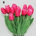 thumbnail image 2 of SPRING PARK Artificial Bouquet Real Touch Flowers Tulip Artificial Flower For Home Wedding, 2 of 7