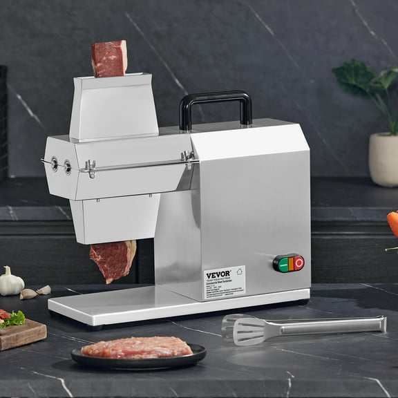VEVOR Commercial Meat Tenderizer 500W Stainless Steel Electric Cutting Tenderizer Kitchen Tool for Beef Turkey Chicken Pork Mutton Fish Steak