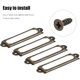 thumbnail image 4 of 50 pcs metal label holders for furniture drawers Cabinet cards, 4 of 5