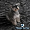 thumbnail image 2 of PHF Lightweight Twin Size Fleece Blanket, Contemporary Flannel Fleece 3D Jacquard Aesthetic Fluffy Blanket, No Shedding, No Pilling, 66" x 90", Dark Grey, 2 of 10