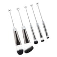 thumbnail image 1 of Los equipos de herramientas del cepillo del maquillaje del de cepillos del maquillaje de ojos 5pcs se ruborizan la manija del metal del cepill, 1 of 10
