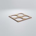 thumbnail image 4 of Ekena Millwork 7 3/8"W x 7 3/8"H x 1/4"T Extra Small Wembley Decorative Fretwork Wood Wall Panels, Birch, 4 of 18
