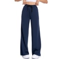 thumbnail image 4 of Cadmus Womens Wide Leg Sweatpants High Waist Loose Soft Casual Workout Pants with Pockets, 4 of 12