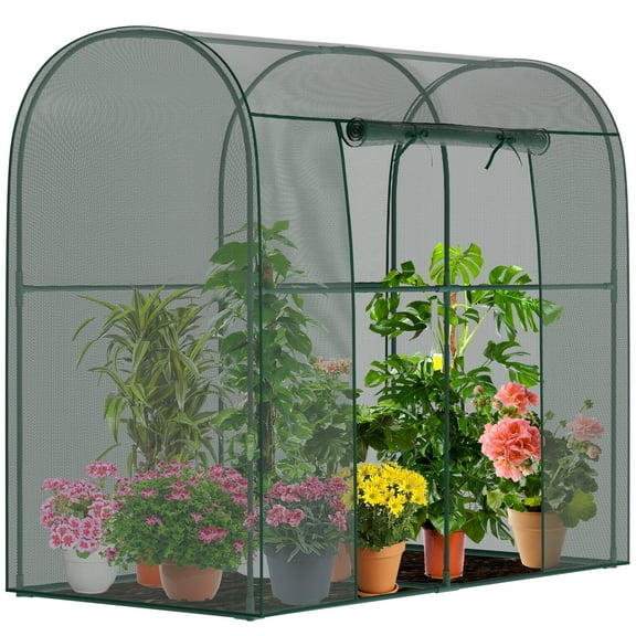 Slsy Crop Cages for Garden Plant, 78.74"L x 39.37"W x 70.87"H Plant Netting Cover with Zipper, Garden Bed Cover, Plant Cover from Animal Wind-Resistant Garden Cage for Fruit Vegetable Flower