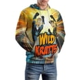 thumbnail image 7 of Wild Kratts Hoodies for Men Women 3D Print Pullover Novelty Hooded Sweatshirt Hoodies with Big Pockets L, 7 of 7