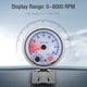 thumbnail image 3 of 1 3.75 '' Car Universal de Tachomeme Silver de Car Azul Luche 0-8000 RPM, 3 of 7
