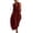 Womens dresses flowy dressy-Red, variant on Guieoi Summer Dresses for Women under $10 Plus Size Flowy Cotton-Linen Halter Neck Pocket Pleated Backless Maxi Dress Purple L