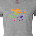 thumbnail image 4 of Inktastic Music Notes Musical Gift Women's T-Shirt, 4 of 5