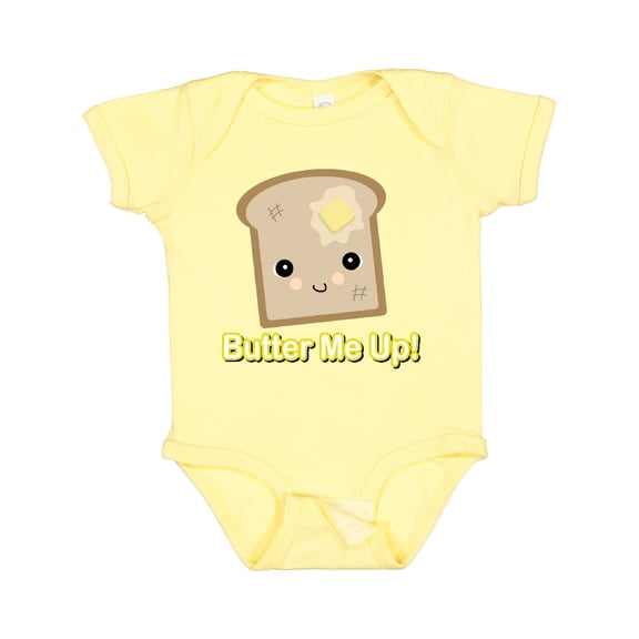 Inktastic Butter Me Up Toast Boys or Girls Baby Bodysuit