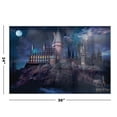thumbnail image 3 of Harry Potter - Framed Movie Poster (Hogwarts By Night) (Size: 37" X 25") (Shiny White Aluminum Frame), 3 of 6