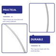 thumbnail image 2 of Miangastore Metal Hoops Silver 8Pcs 7.9In Diameter, 2 of 9