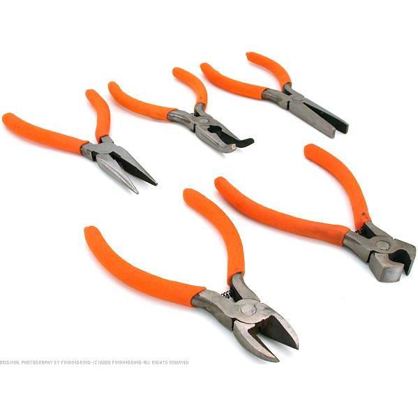 Pliers for Cutting Straightening & Bending Wire Workshop Gun Smithing Tools 5Pcs 