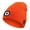 bright orange, variant on Bluetooth Beanie with a Light, Unisex USB Rechargeable 6LED Fashlight Hat with Cordless Headphones, Unique Christmas Birthday Gifts for Men Him Husband Teen
