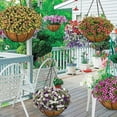 thumbnail image 3 of Redempat 2piece Biodegradable Coconut Stamens Mat For Comfortable Homes Very Suitable For Hanging Baskets circular 10 inches, 3 of 6