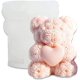 thumbnail image 1 of Xiao Hua Moldes de silicona para velas de oso rosa 3D con forma de corazón para San Valentín, bodas, aromaterapia, velas, cera, jabón, flores, arcilla, etc., 1 of 5