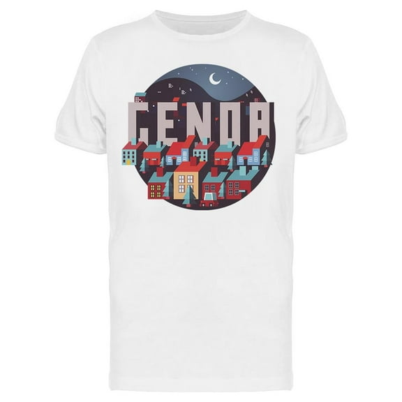Genoa City Landscape Tee Men's -Image by Shutterstock
