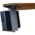 thumbnail image 7 of Under Desk CPU Holder – Adjustable Steel Computer Tower Mount with 360° Swivel & Slide Rail, Height & Width Adjustable PC Holder for Standing Desk, Gray, 7 of 7